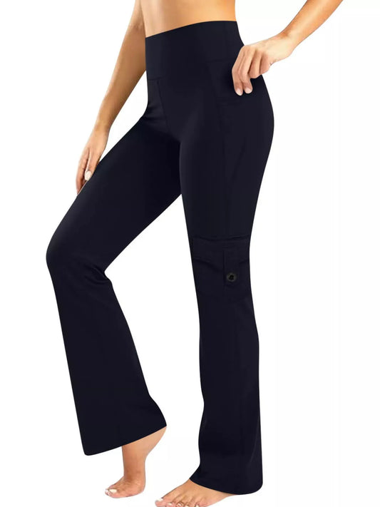 High-Waisted Yoga Pants with Pockets The Nichole Collection - Official Site