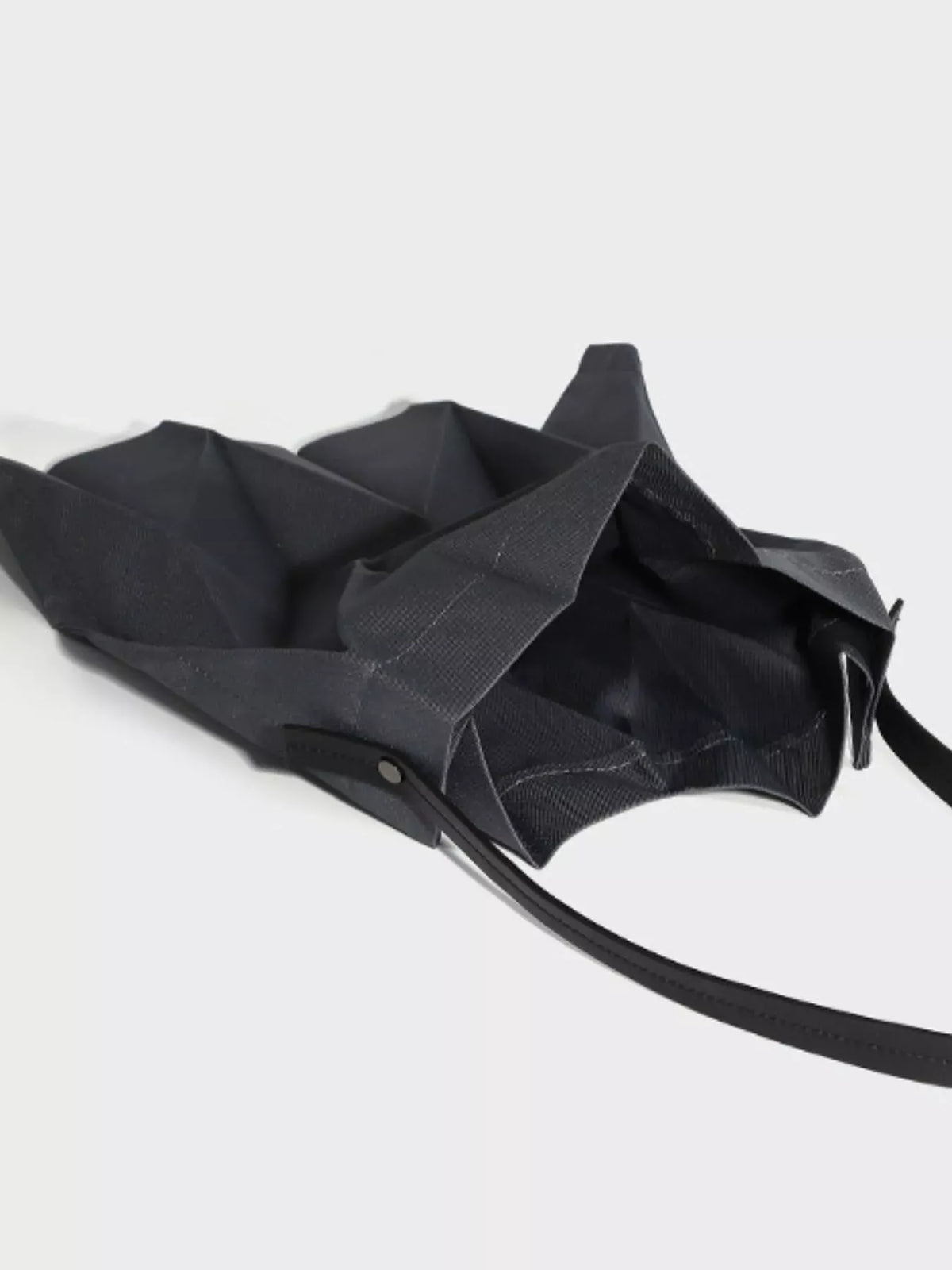 GEOMETRIC PLEATED CANVAS TOTE The Nichole Collection - Official Site