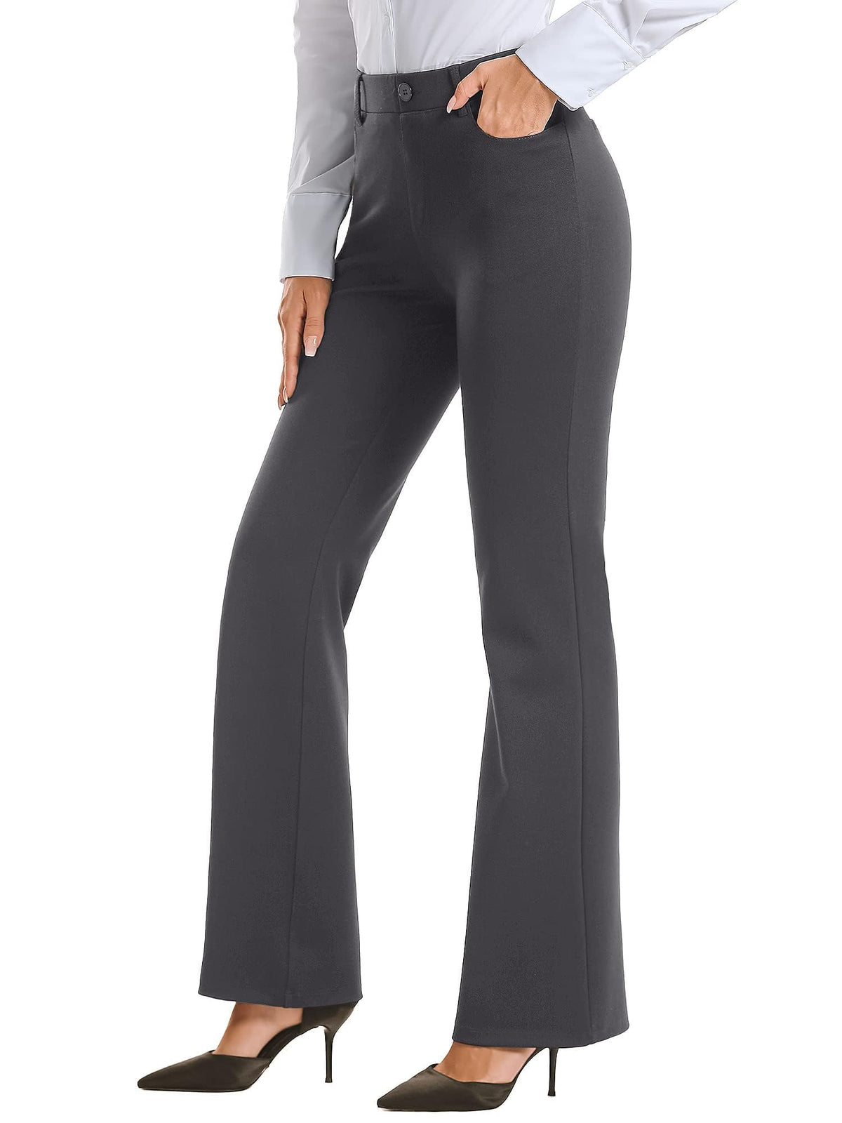 STRETCH BOOTCUT TROUSERS The Nichole Collection