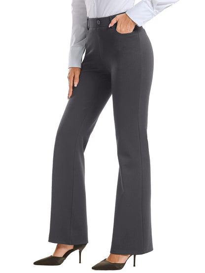 STRETCH BOOTCUT TROUSERS The Nichole Collection