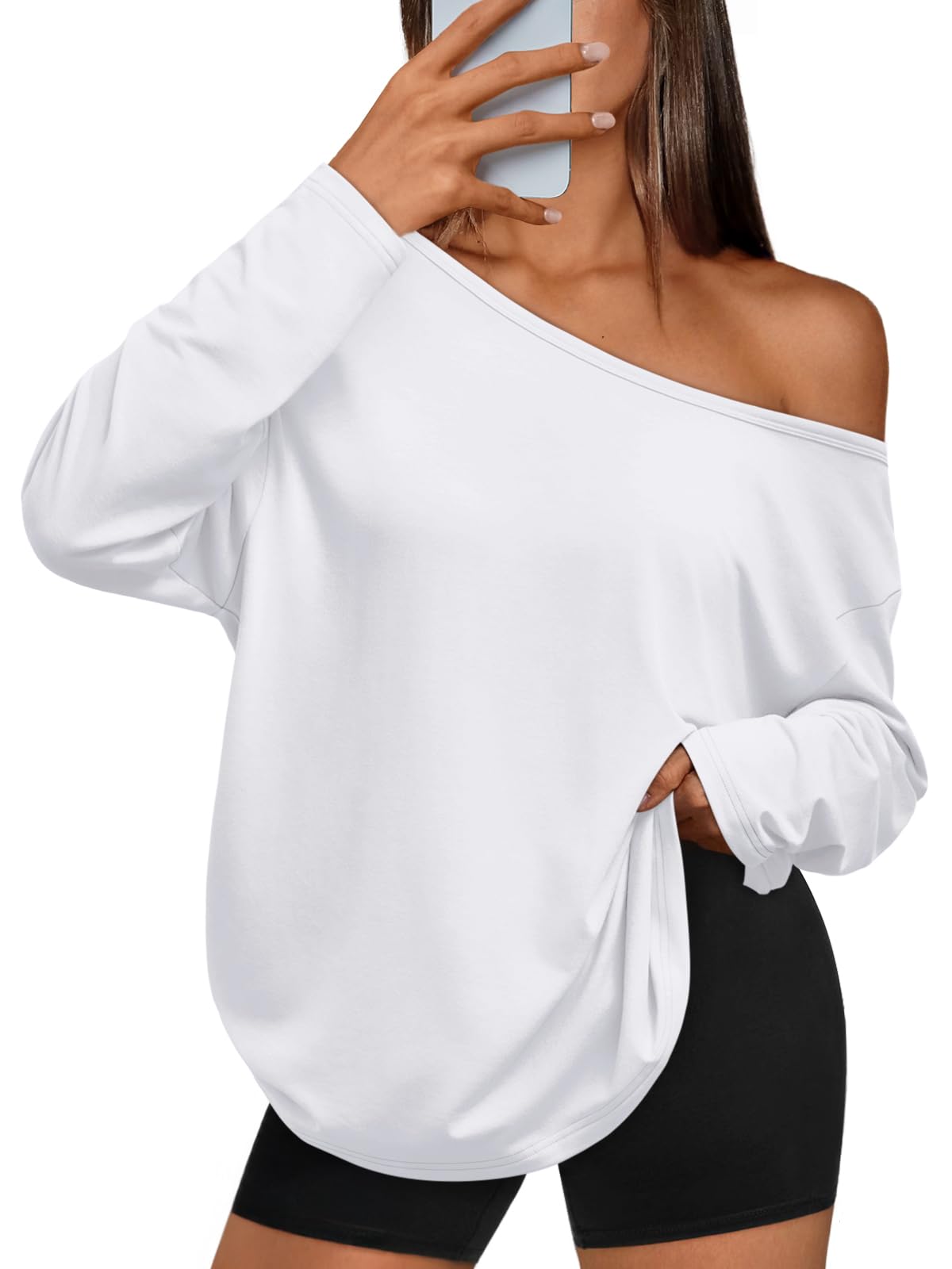 Off Shoulder Oversized Top