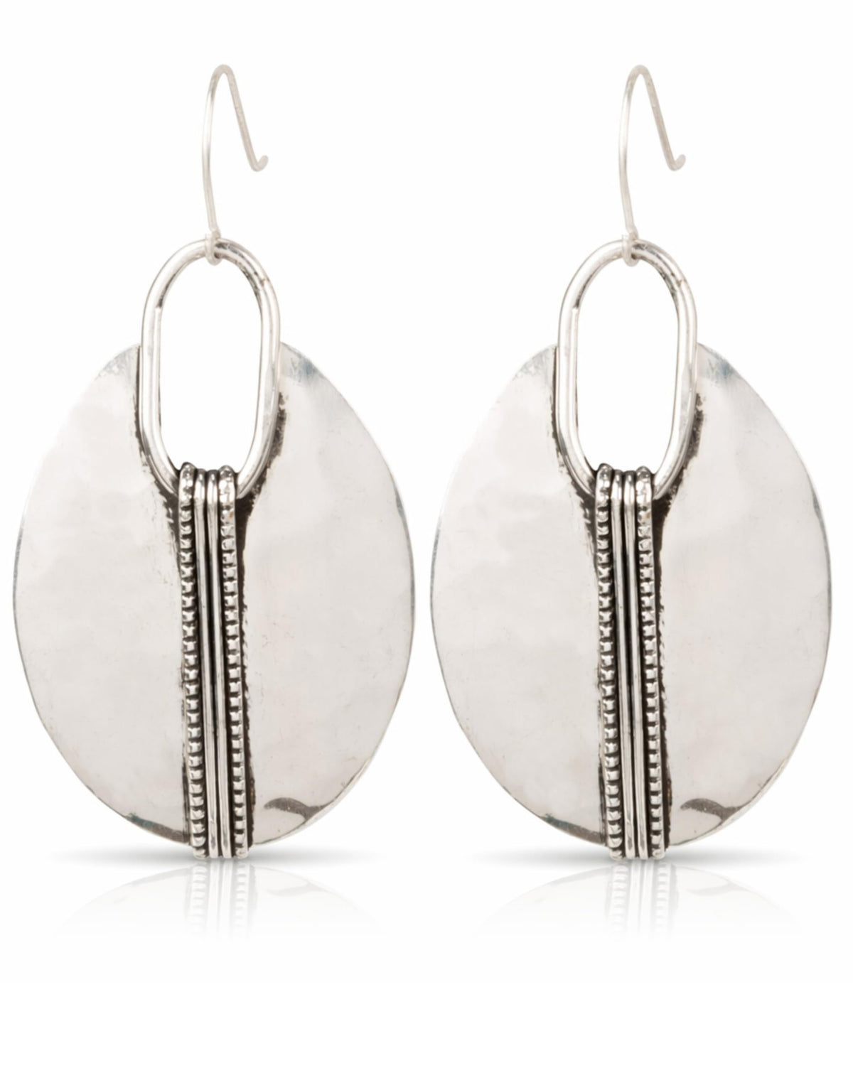 MEDITERRANEAN GLOW HAMMERED GOLD EARRINGS The Nichole Collection - Official Site