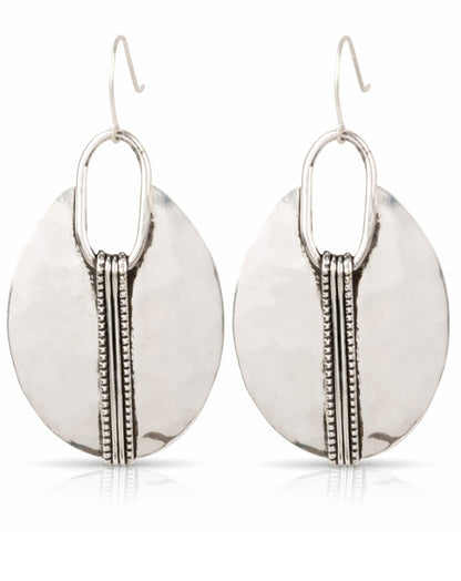 MEDITERRANEAN GLOW HAMMERED GOLD EARRINGS The Nichole Collection - Official Site