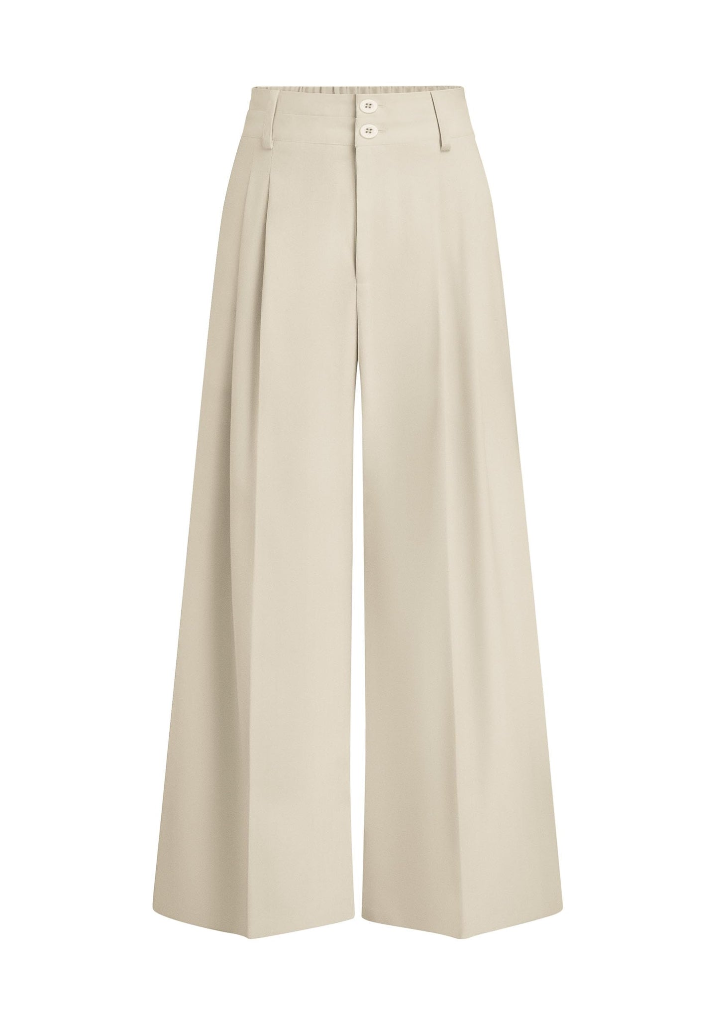 High Waisted Wide Leg Dress Pants with Pockets