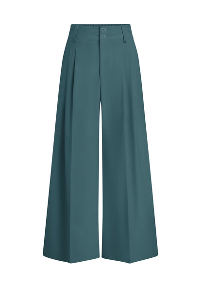 High Waisted Wide Leg Dress Pants with Pockets