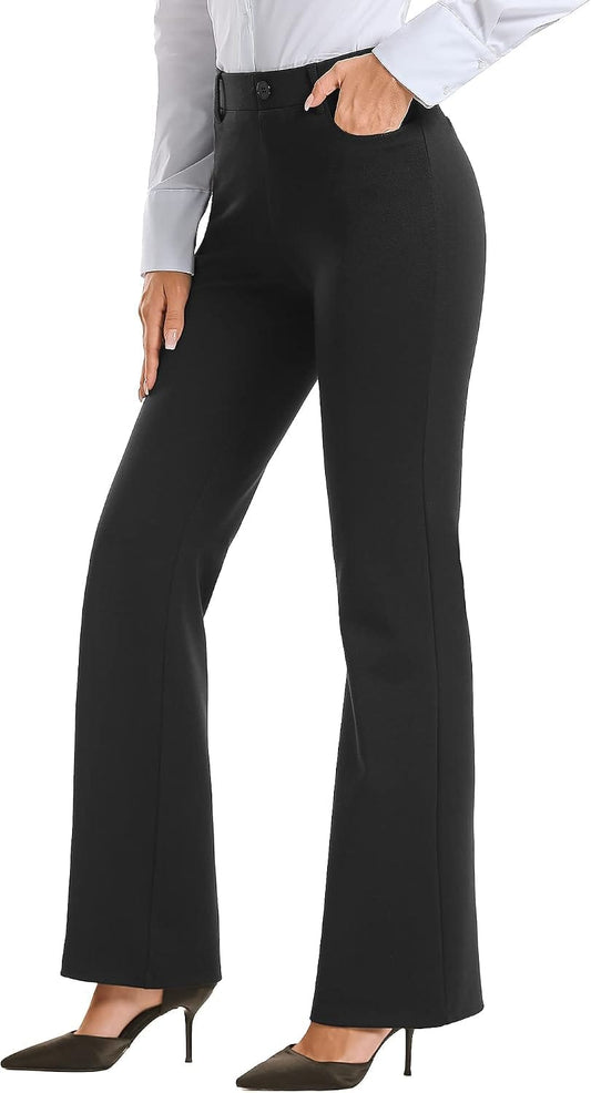 STRETCH BOOTCUT TROUSERS The Nichole Collection