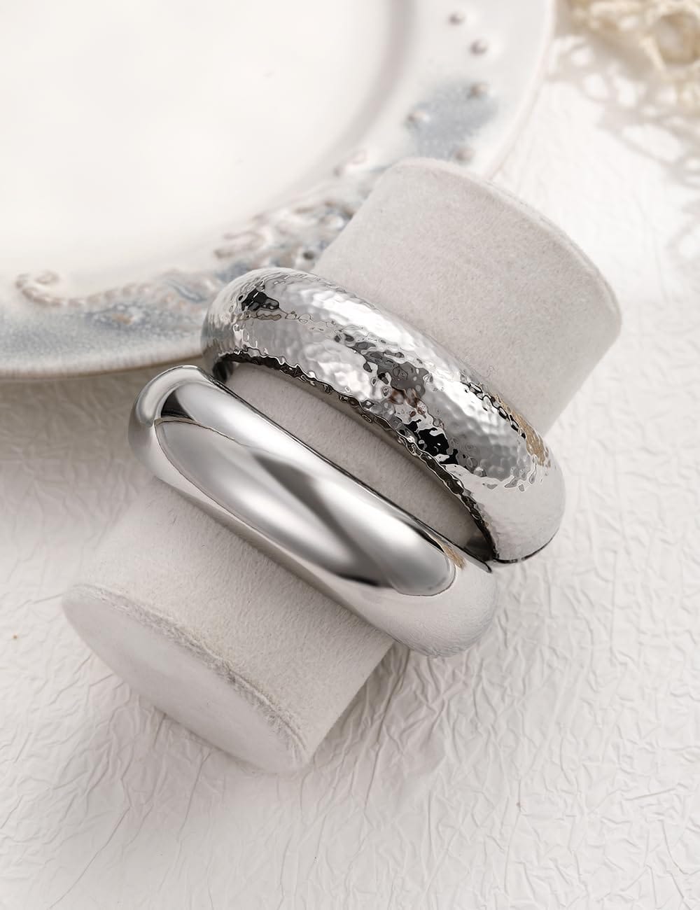 Gold Stackable Bangle Set