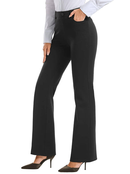 STRETCH BOOTCUT TROUSERS The Nichole Collection