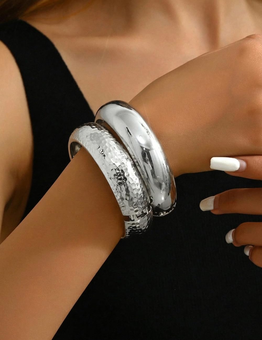 Gold Stackable Bangle Set