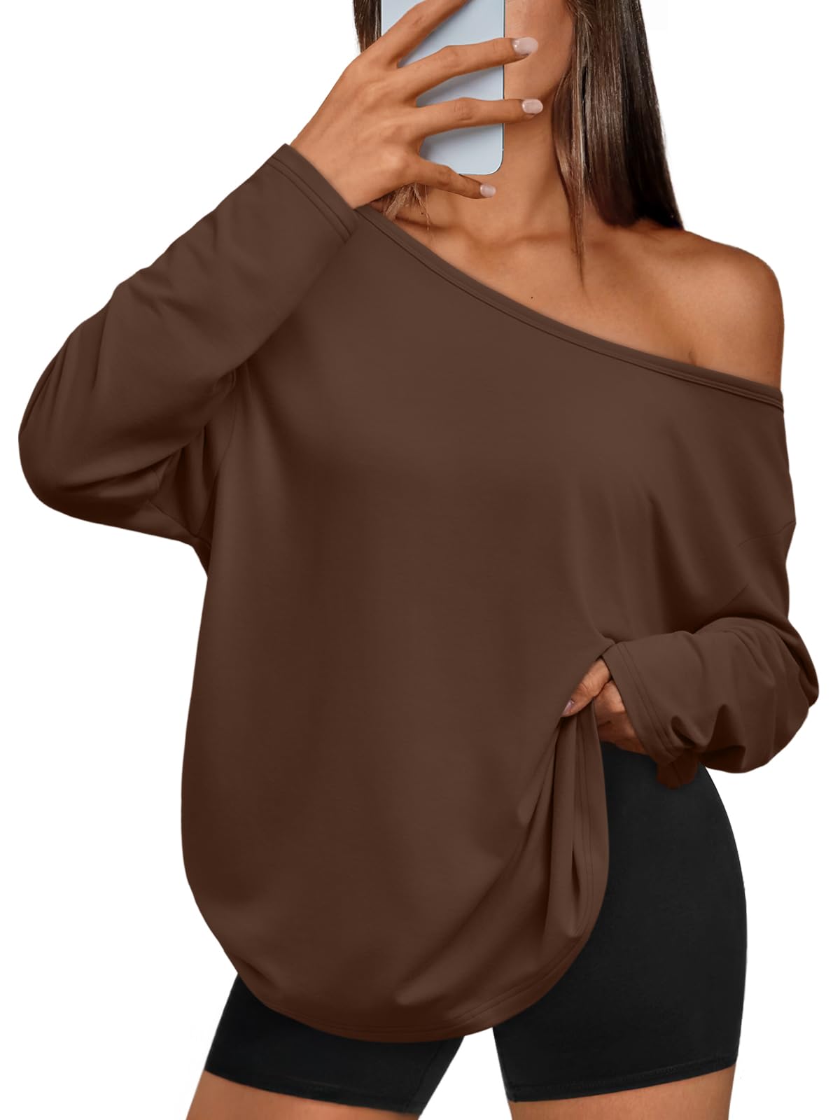 Off Shoulder Oversized Top
