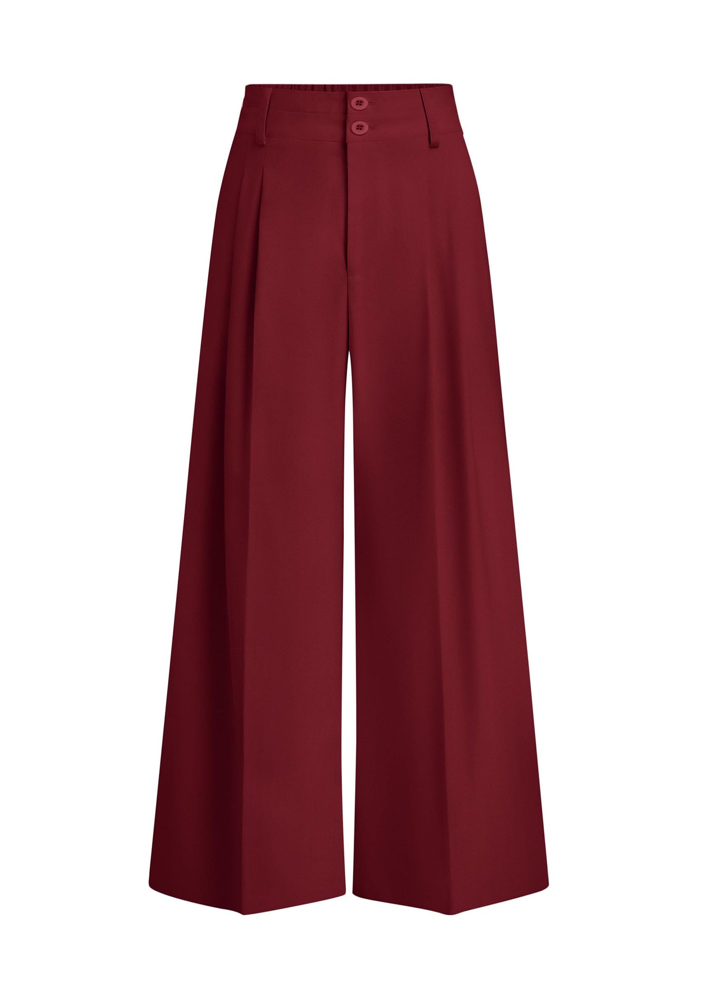 High Waisted Wide Leg Dress Pants with Pockets