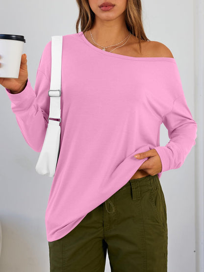 Off Shoulder Oversized Top