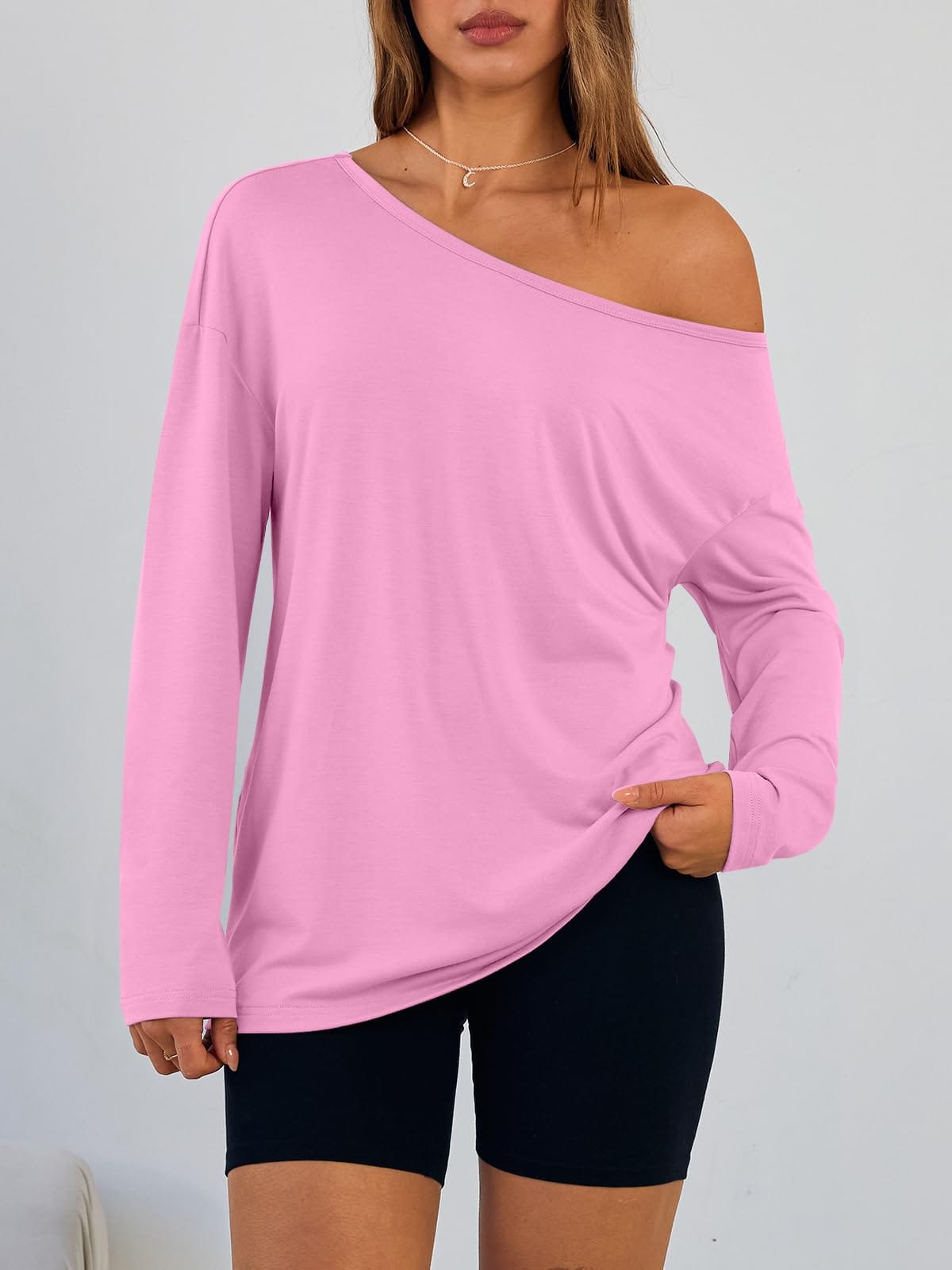 Off Shoulder Oversized Top