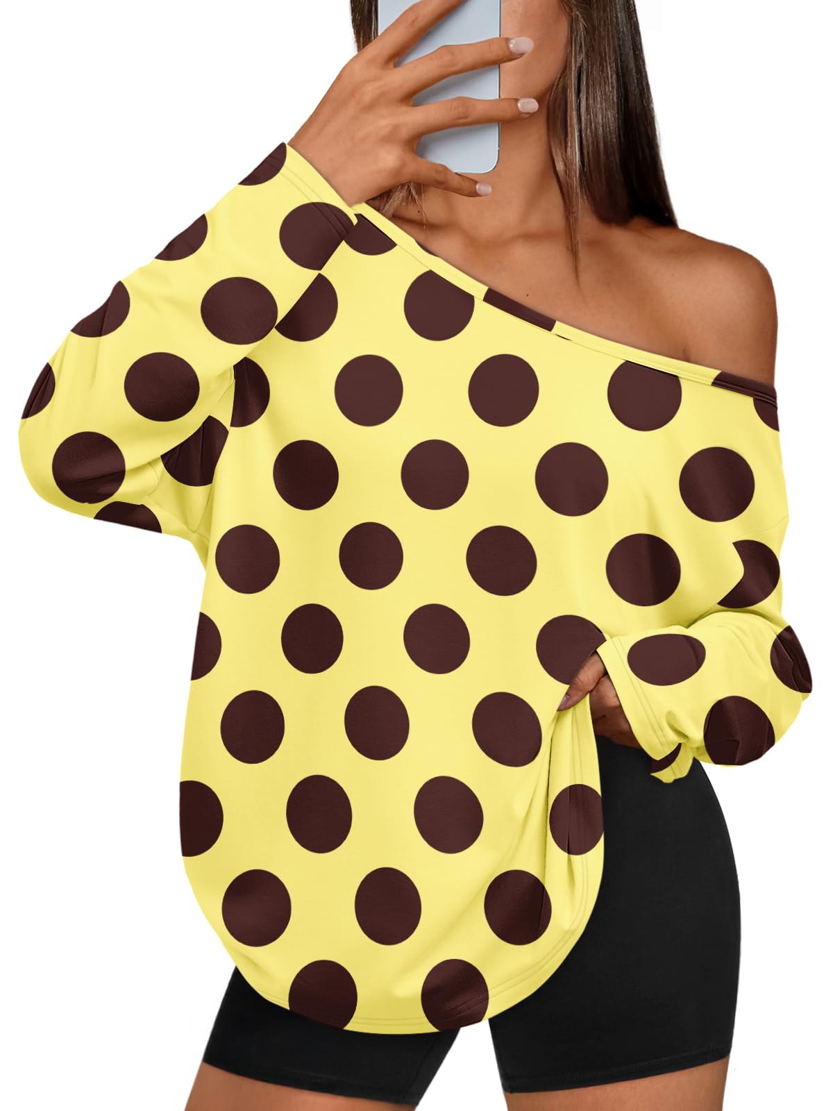 Off Shoulder Oversized Top