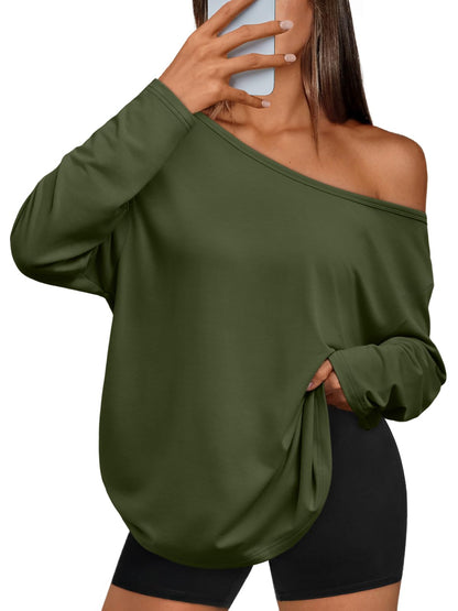 Off Shoulder Oversized Top