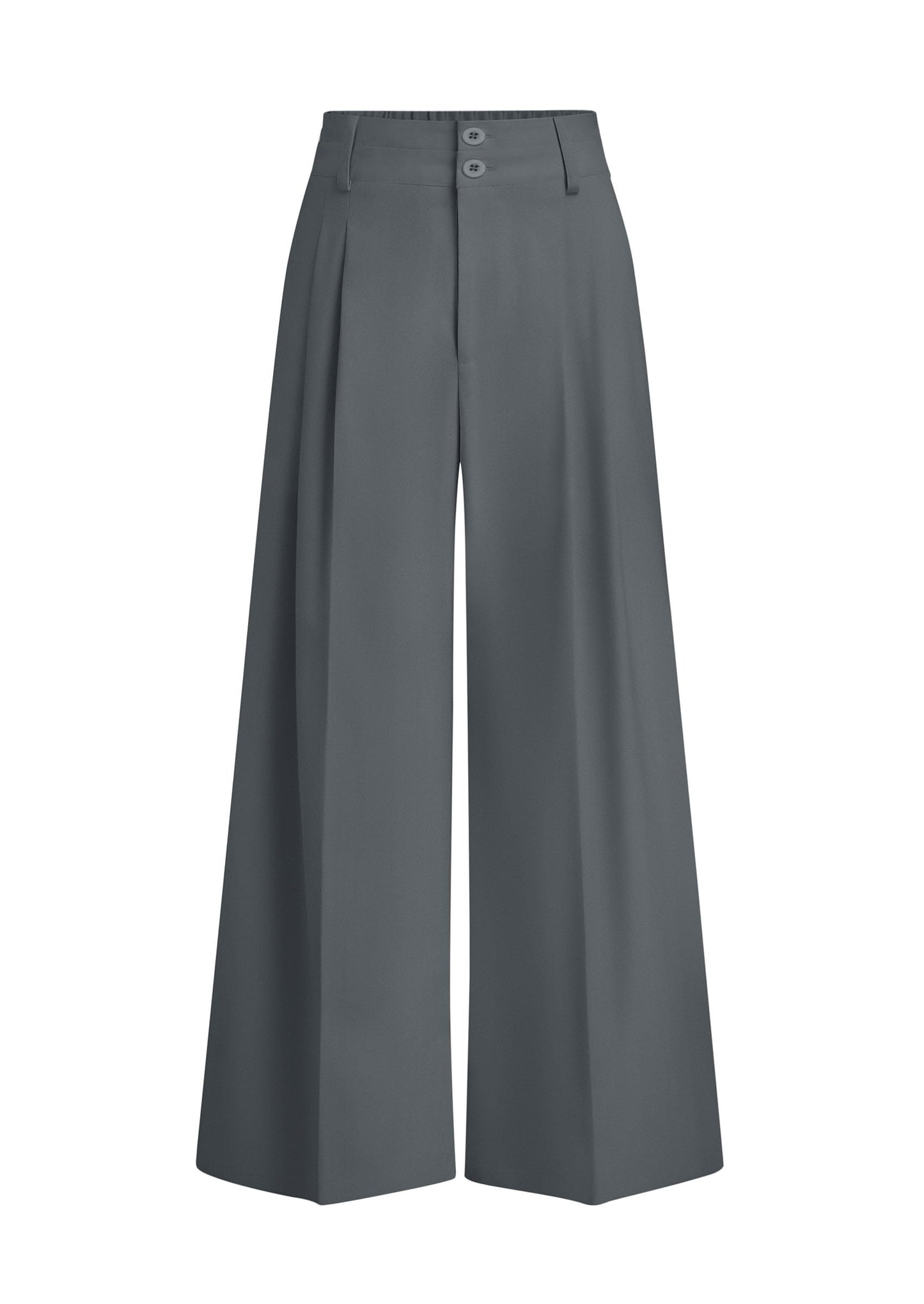High Waisted Wide Leg Dress Pants with Pockets