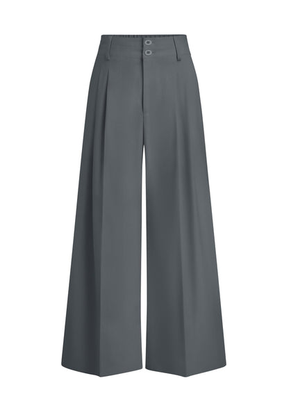 High Waisted Wide Leg Dress Pants with Pockets