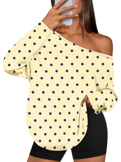 Off Shoulder Oversized Top
