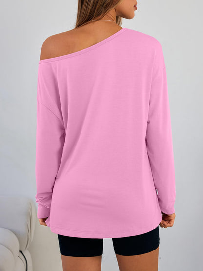 Off Shoulder Oversized Top