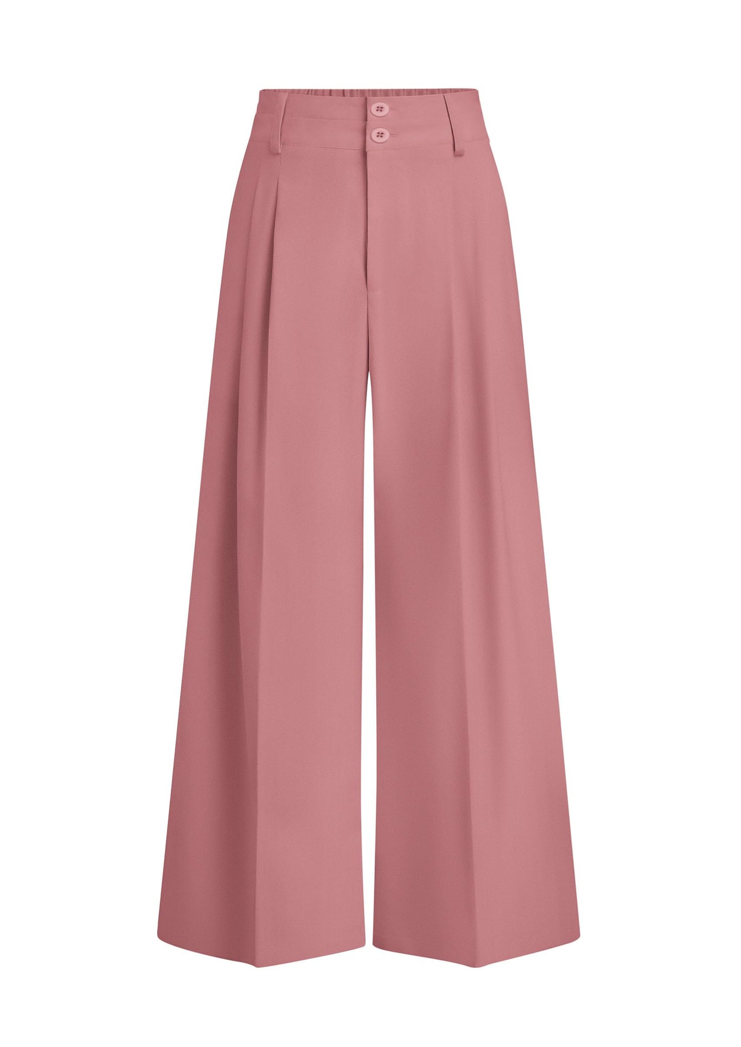 High Waisted Wide Leg Dress Pants with Pockets