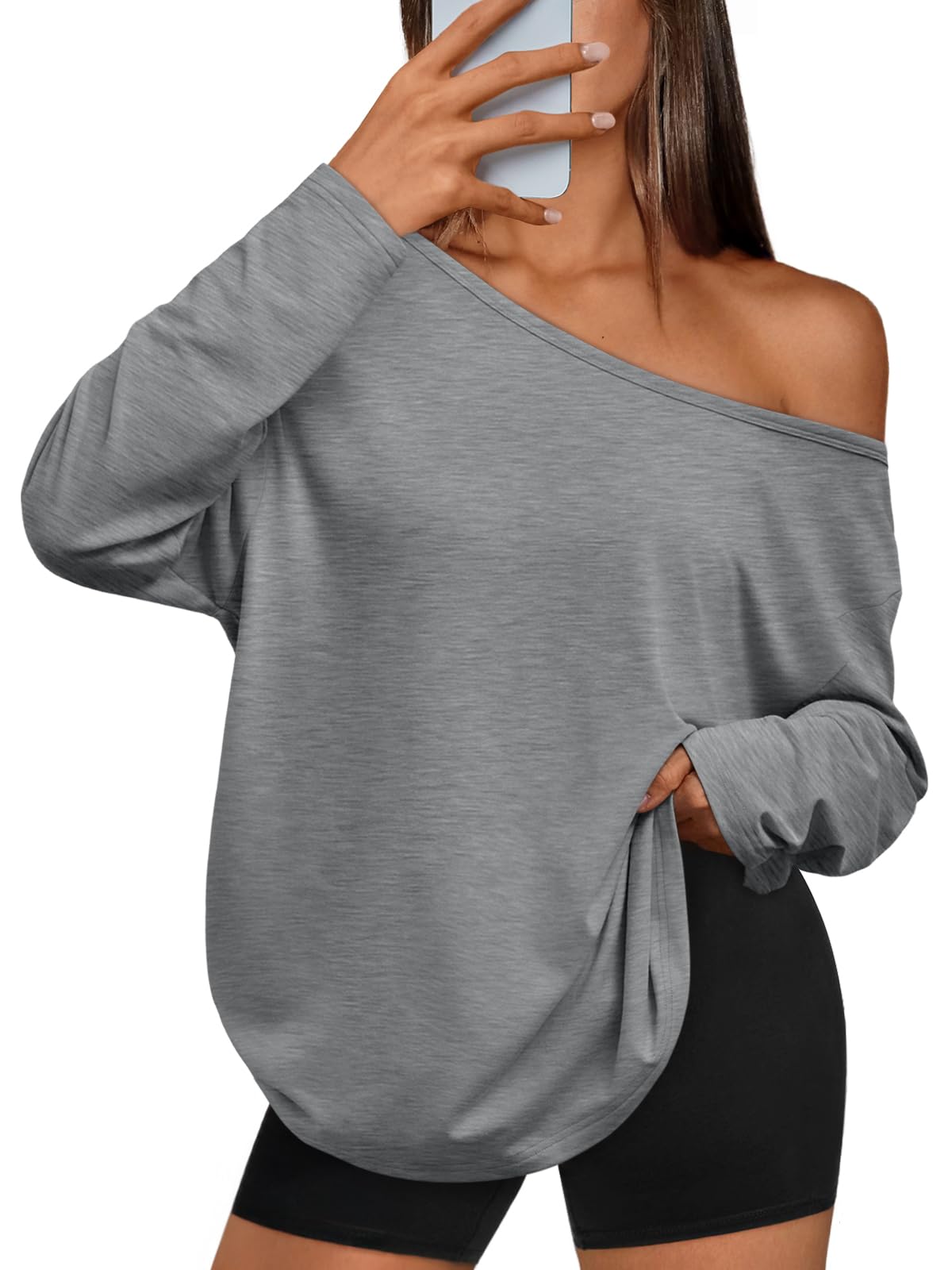 Off Shoulder Oversized Top
