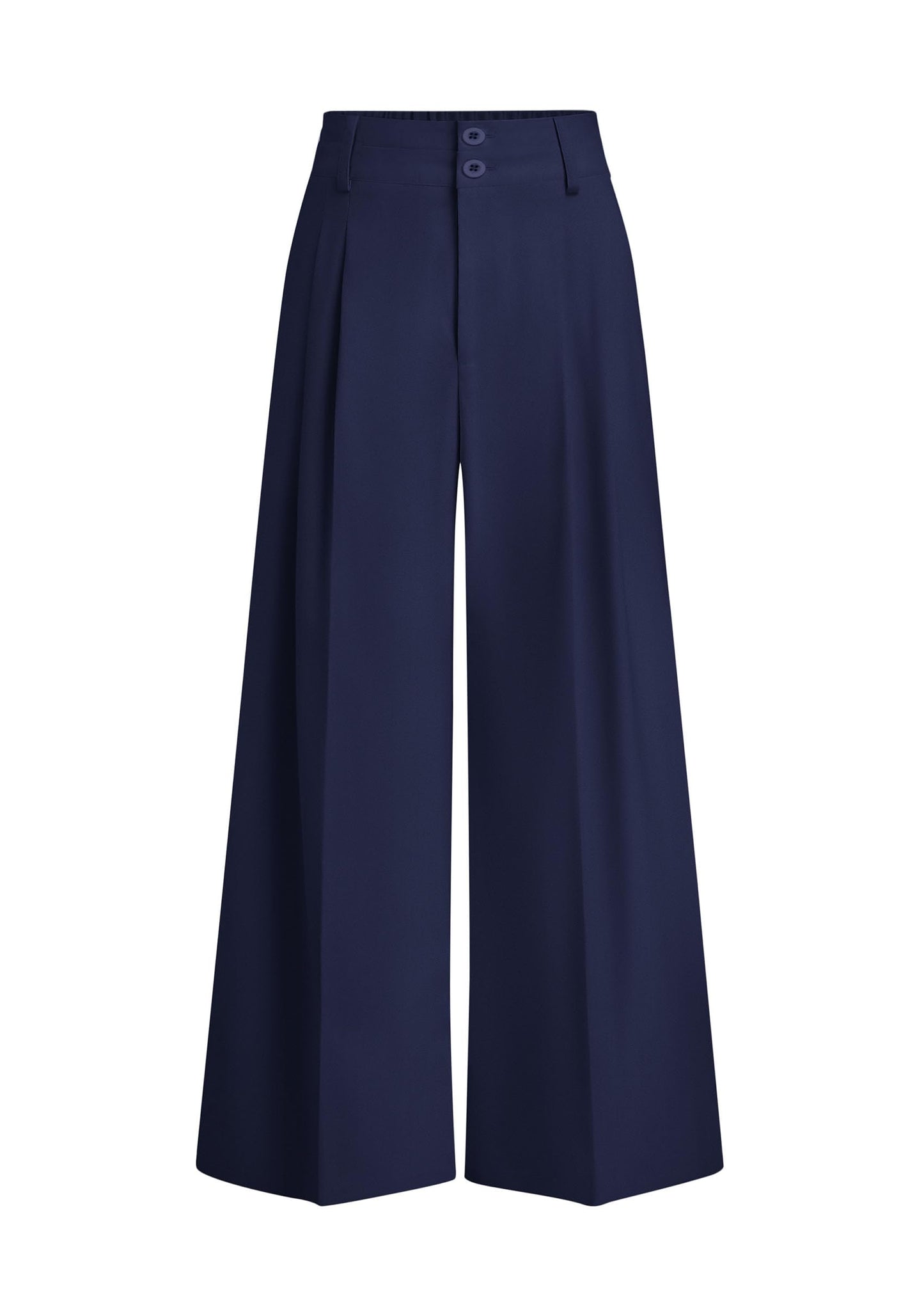High Waisted Wide Leg Dress Pants with Pockets