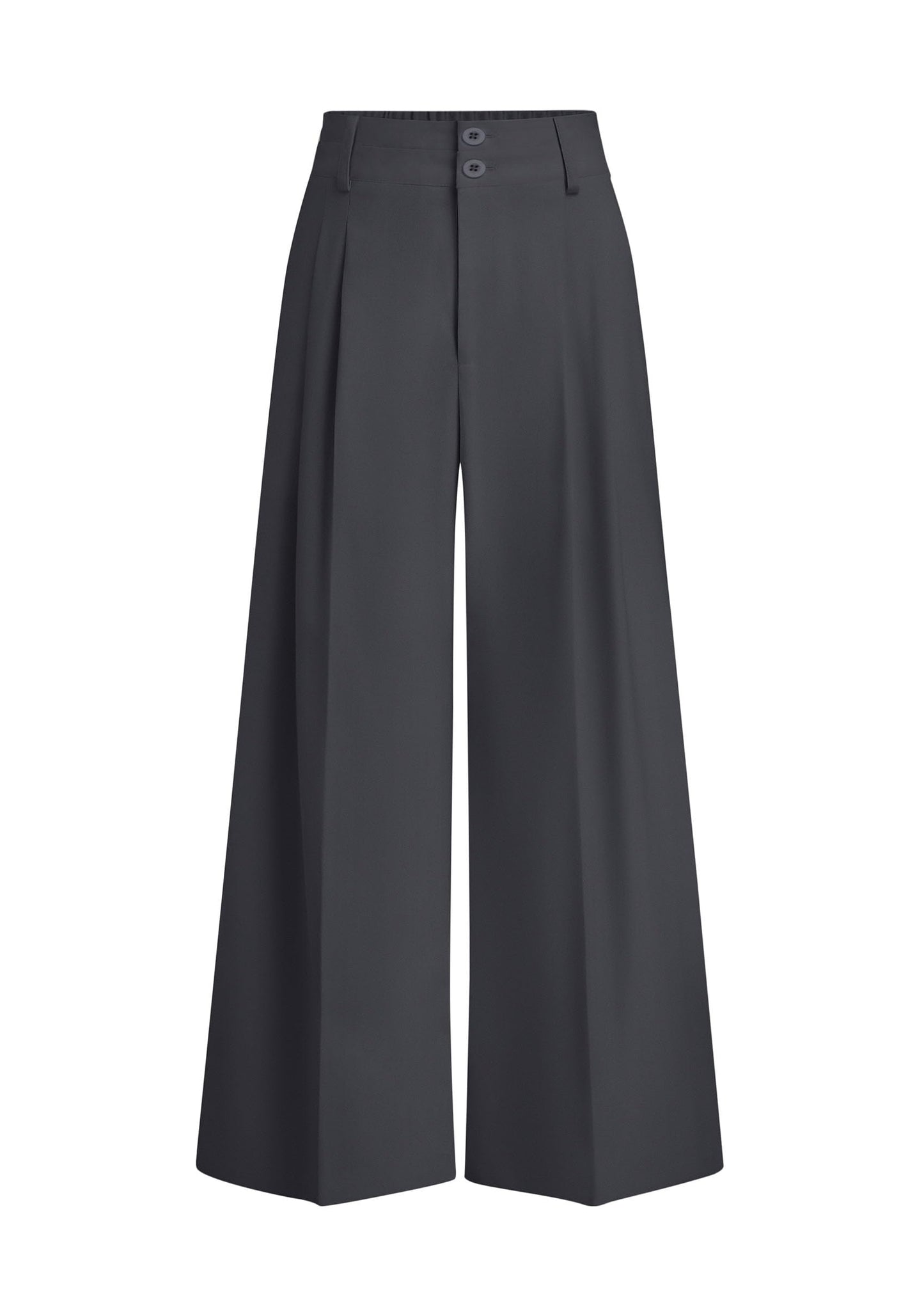 High Waisted Wide Leg Dress Pants with Pockets