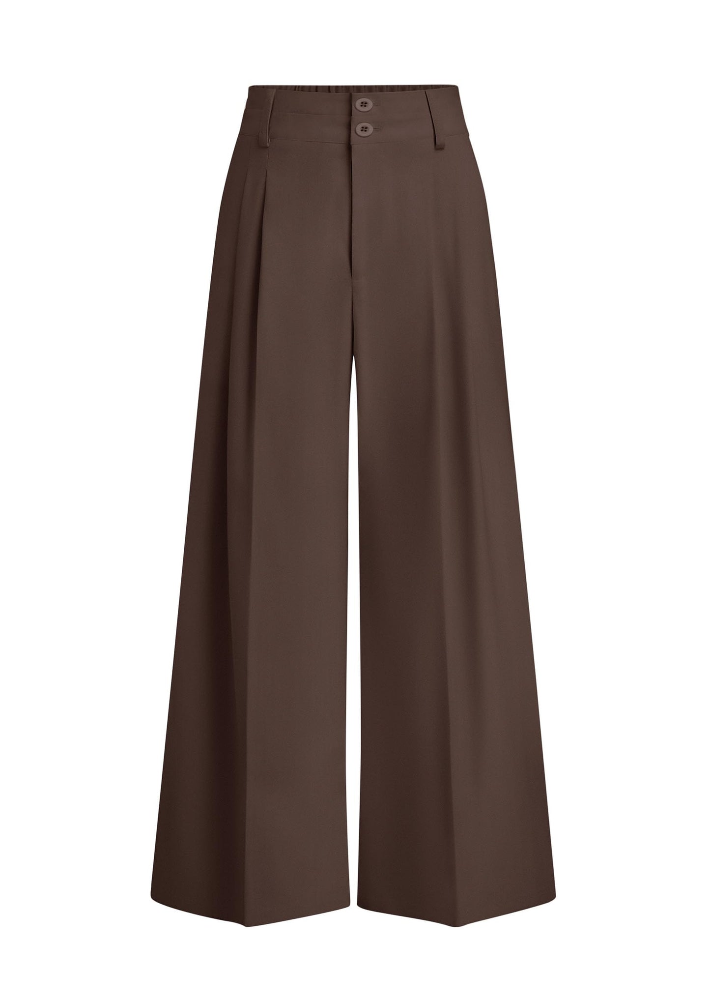 High Waisted Wide Leg Dress Pants with Pockets