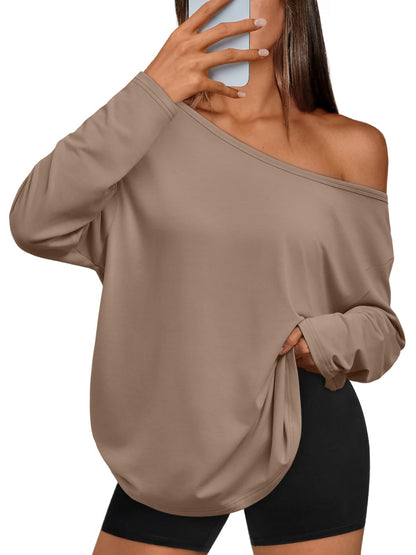 Off Shoulder Oversized Top