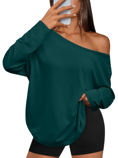 Off Shoulder Oversized Top