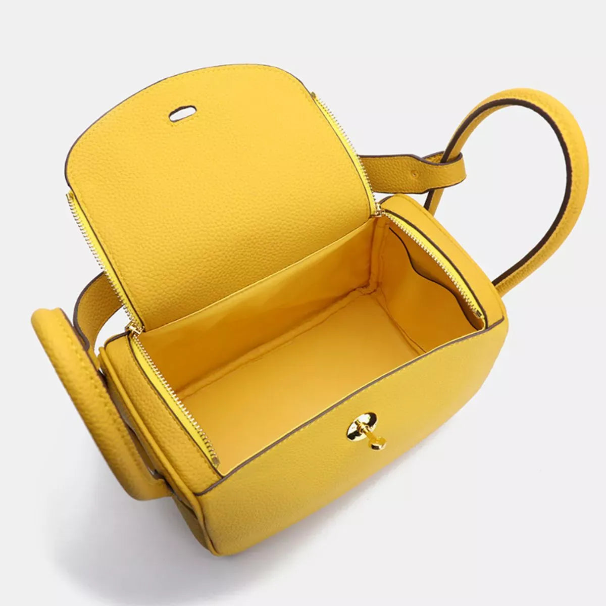 PEBBLED FOLD-OVER SATCHEL The Nichole Collection - Official Site