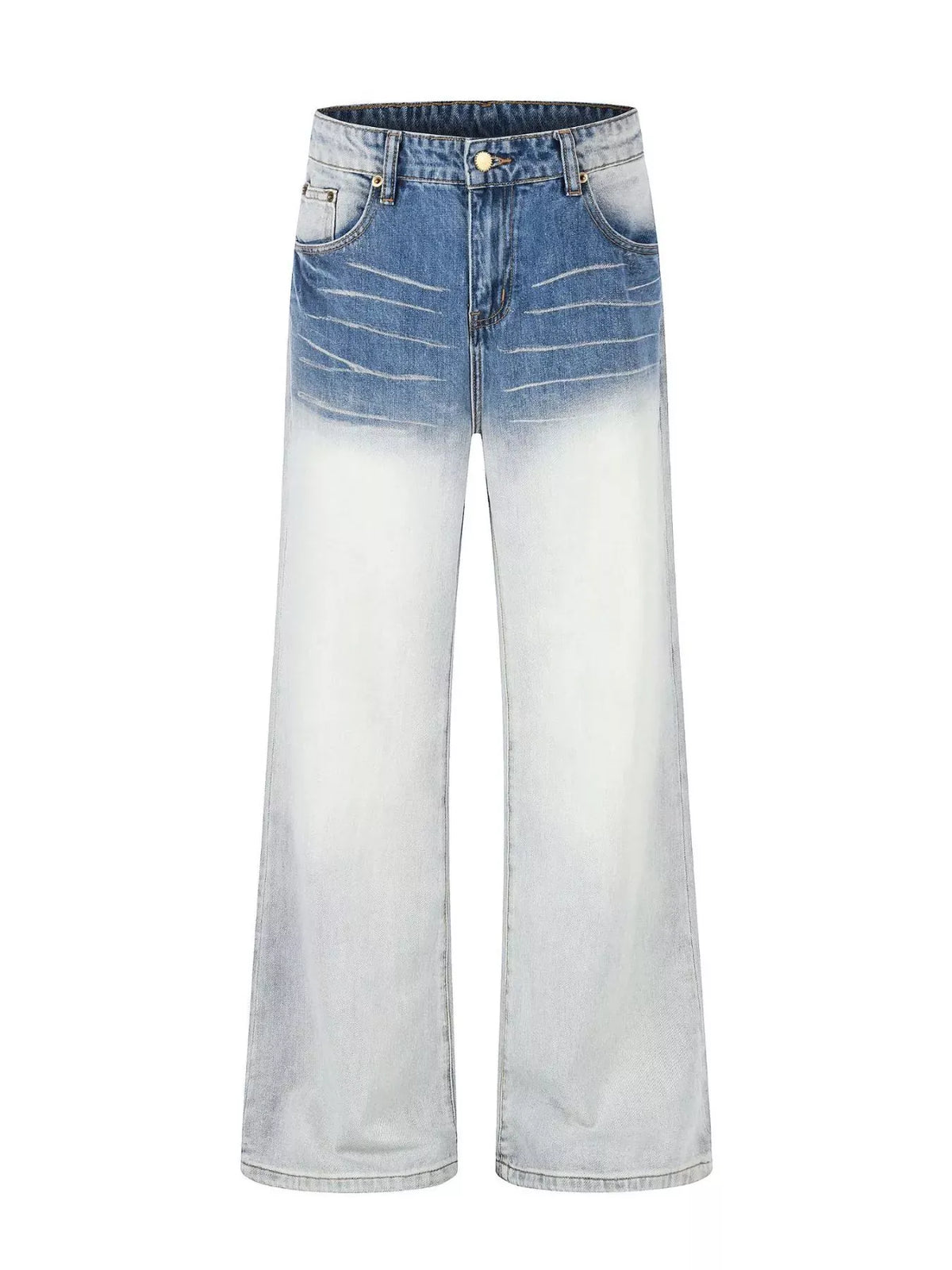 Men's Washed Wide-Leg Jeans The Nichole Collection