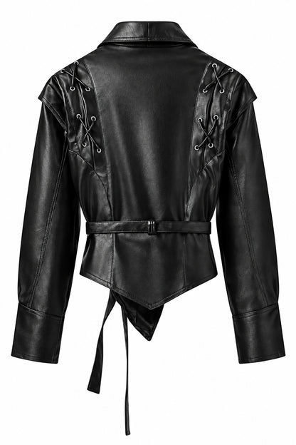 BELTED SHAWL-COLLAR JACKET The Nichole Collection - Official Site