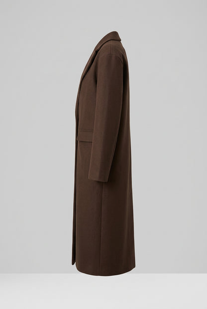 Double-Breasted Longline Coat The Nichole Collection