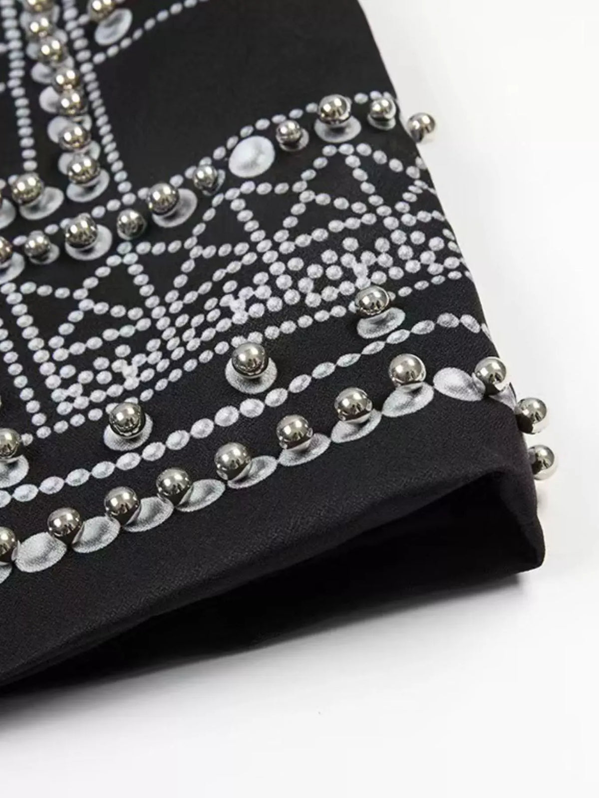 Pearl-Embellished One-Button Blazer The Nichole Collection