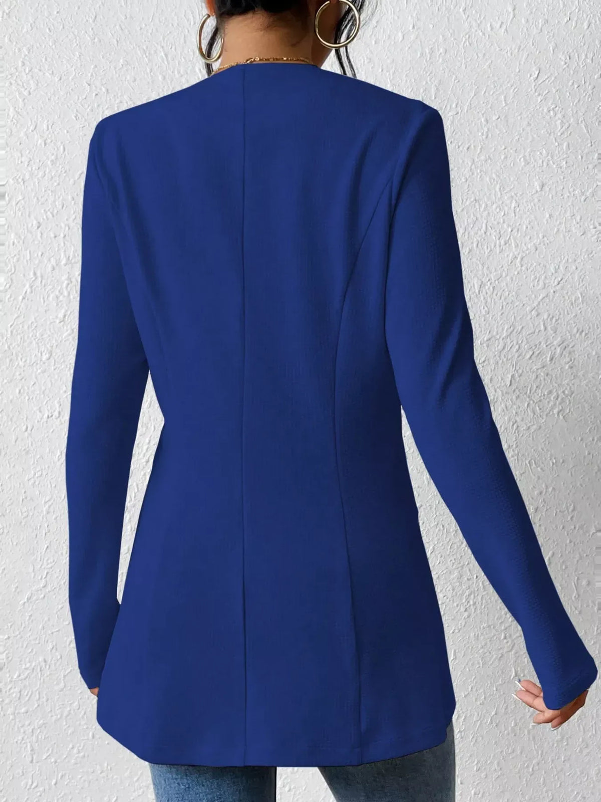 Single-Button Long-Sleeve Blazer The Nichole Collection - Official Site