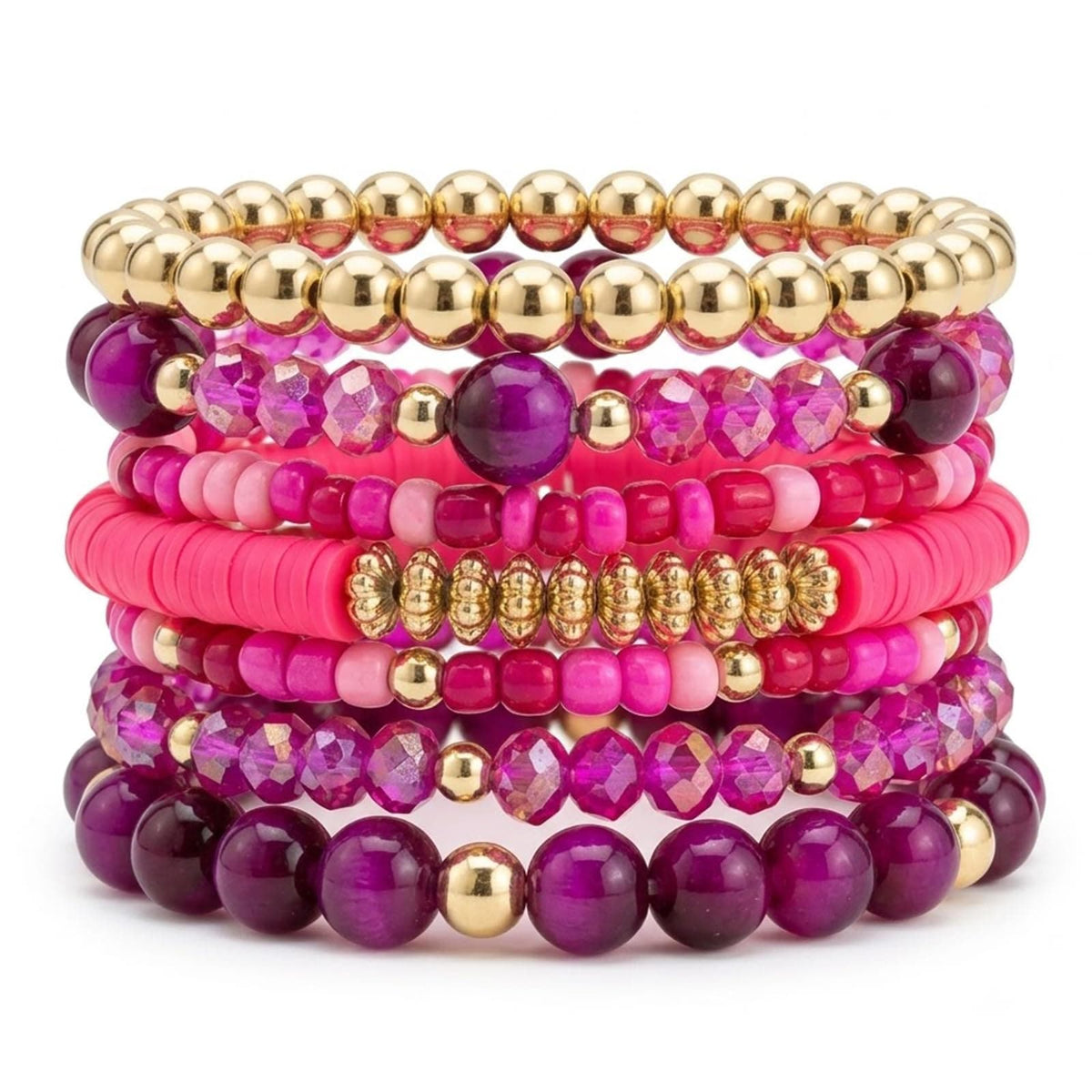 BOHEMIAN STACKABLE BEADED BRACELETS The Nichole Collection