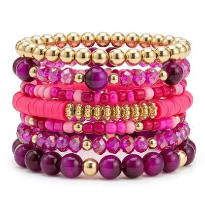 BOHEMIAN STACKABLE BEADED BRACELETS The Nichole Collection