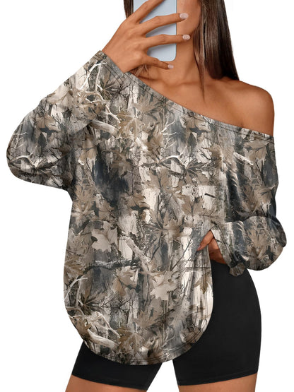 Off Shoulder Oversized Top