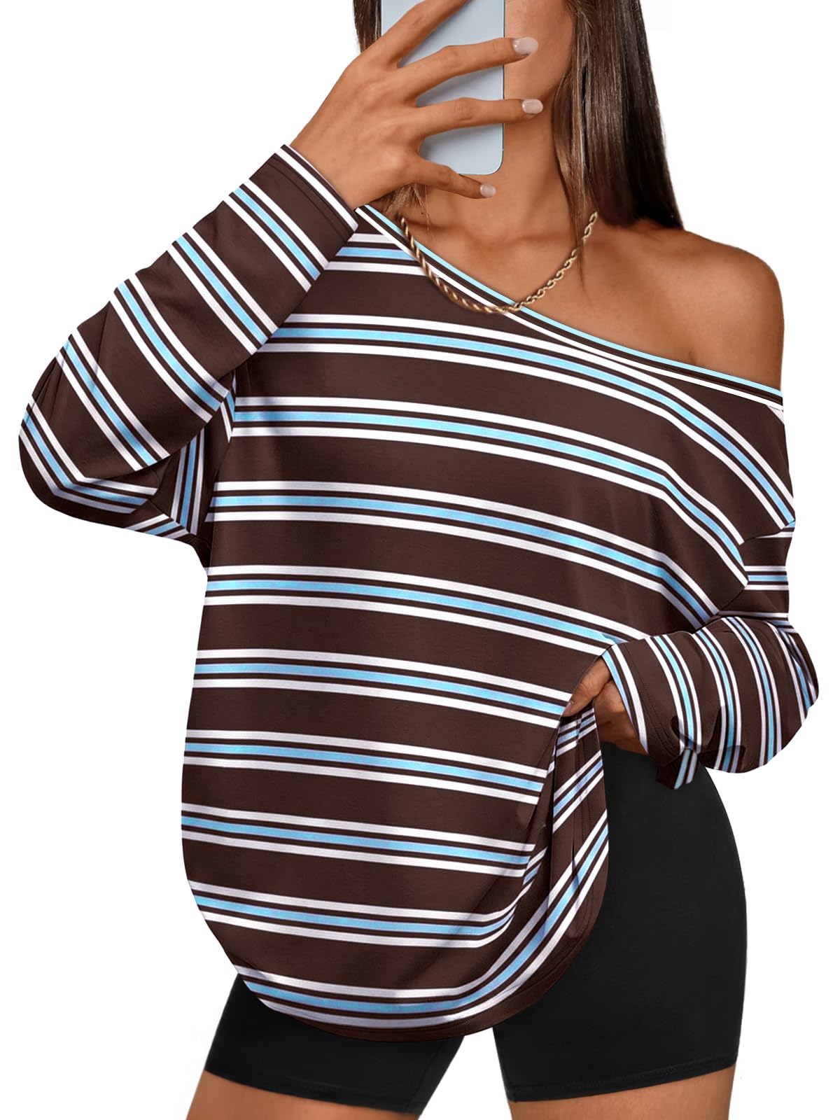 Off Shoulder Oversized Top