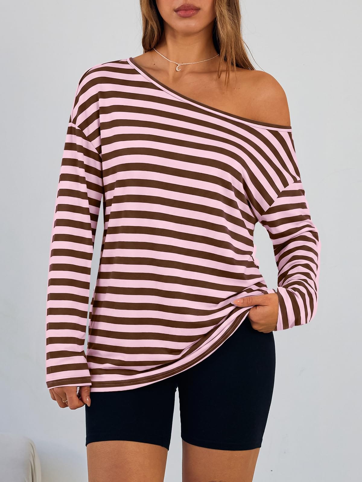 Off Shoulder Oversized Top