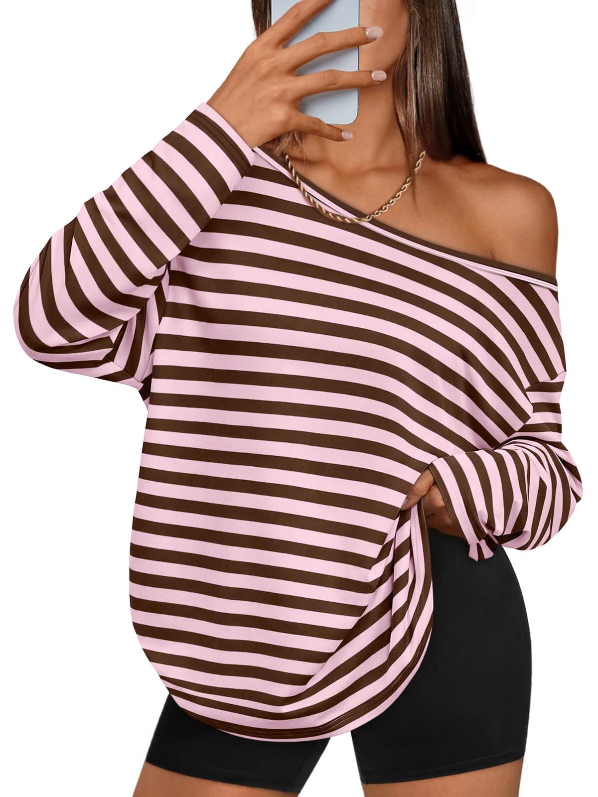 Off Shoulder Oversized Top