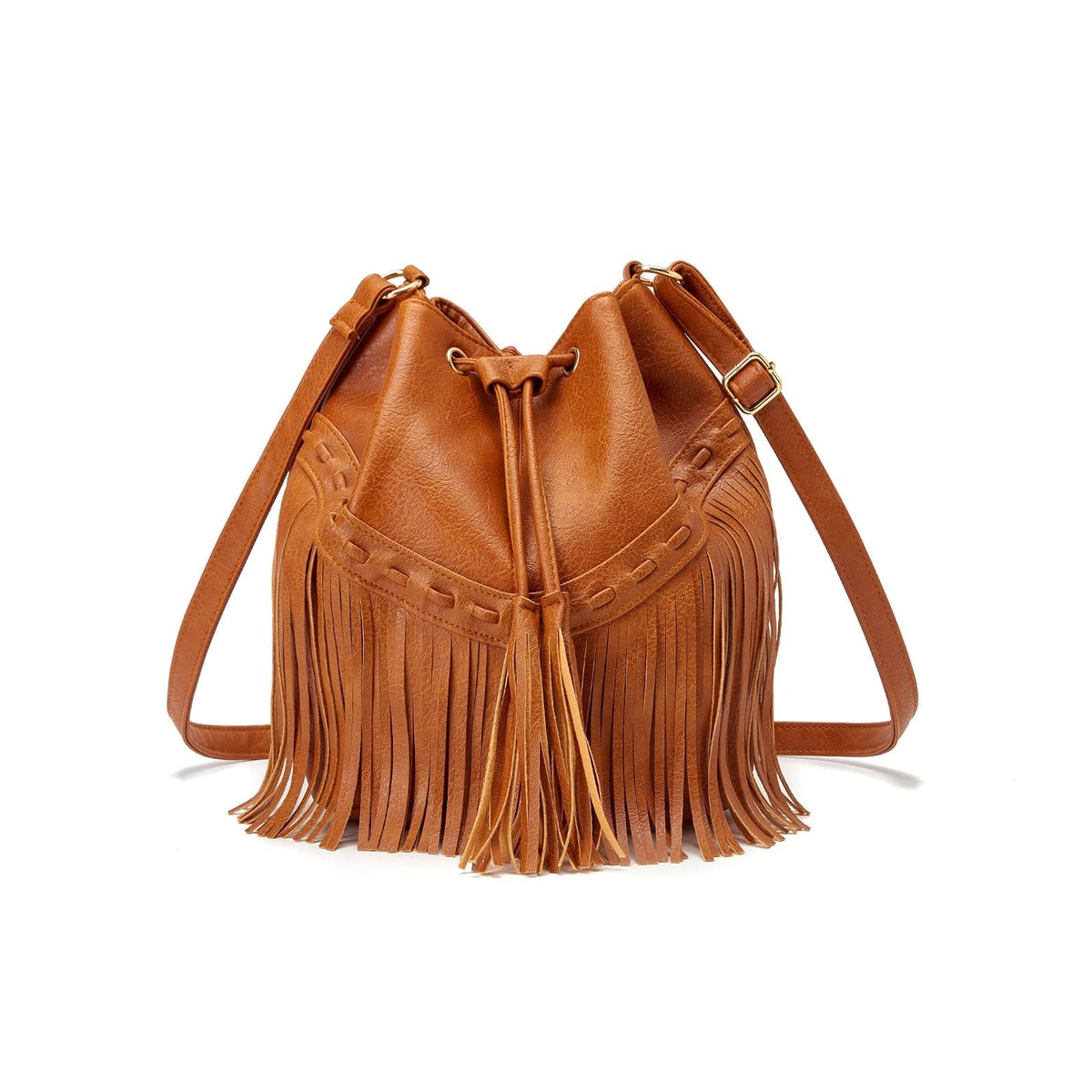 PARISIAN FRINGE BUCKET BAG The Nichole Collection