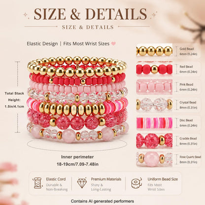 BOHEMIAN STACKABLE BEADED BRACELETS The Nichole Collection