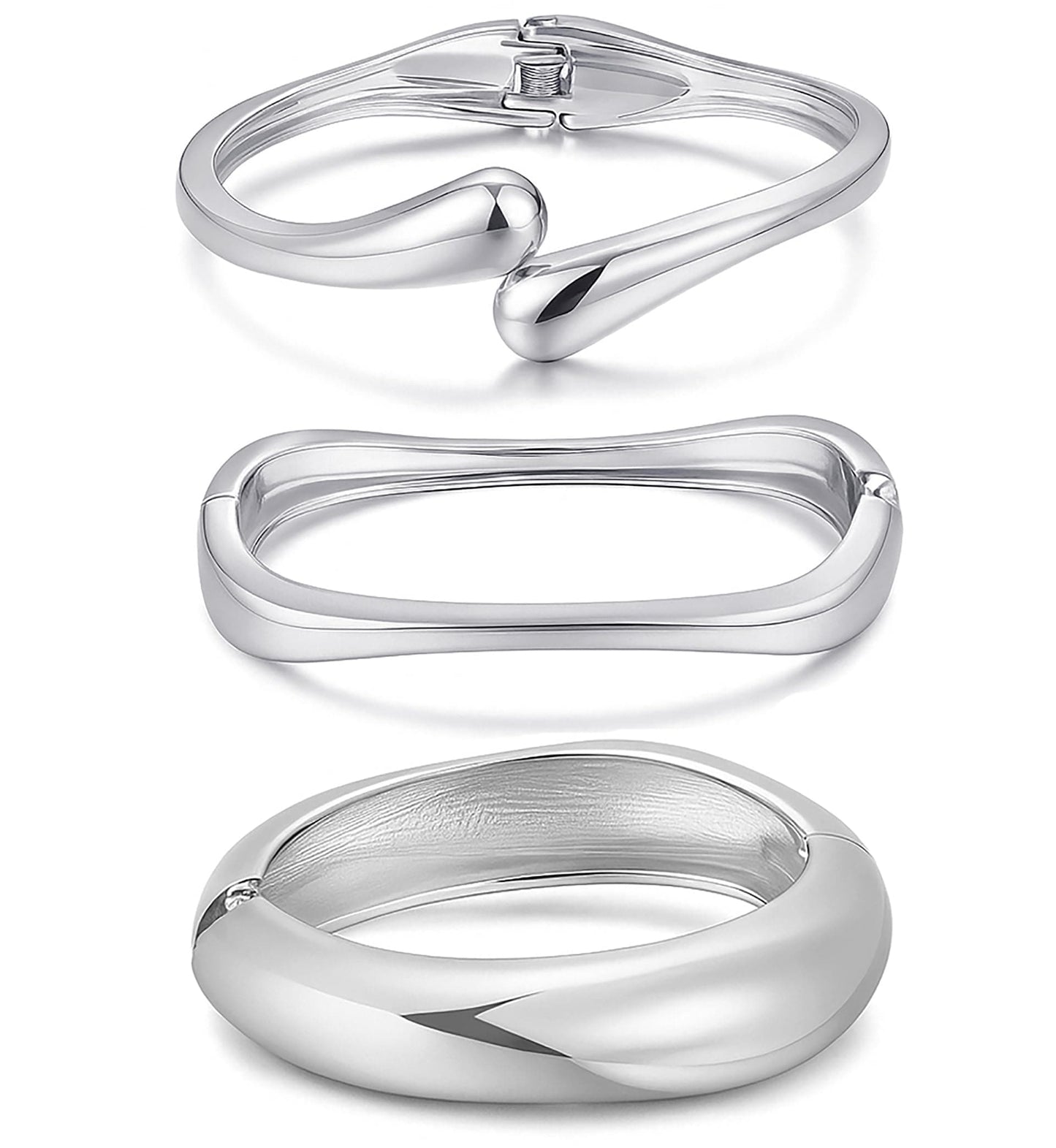 Gold Stackable Bangle Set
