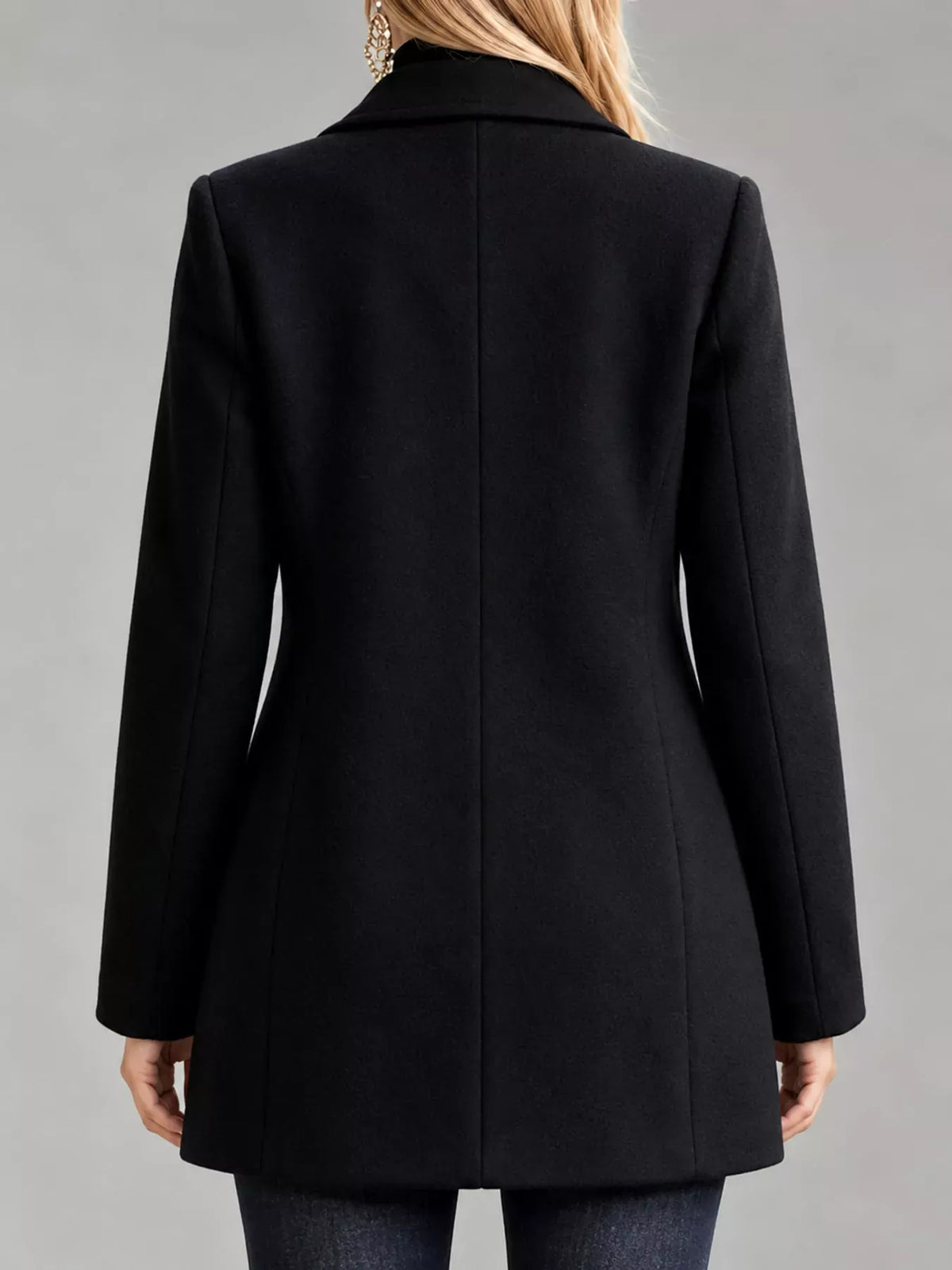 Cashmere-Blend Tailored Coat The Nichole Collection