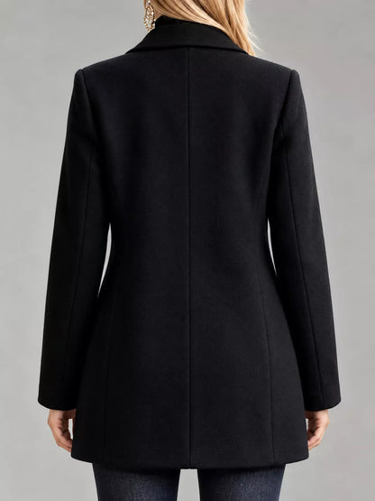 Cashmere-Blend Tailored Coat The Nichole Collection