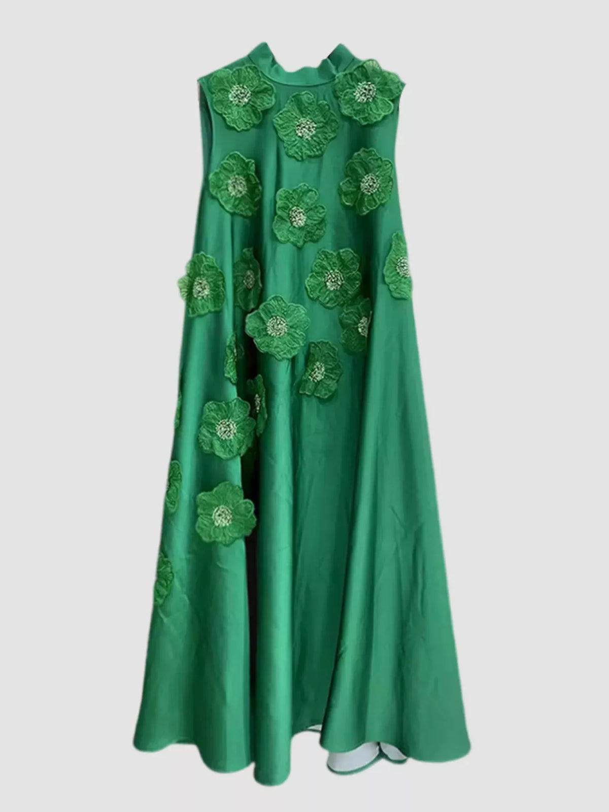 Floral-Embellished Sleeveless Maxi Dress The Nichole Collection