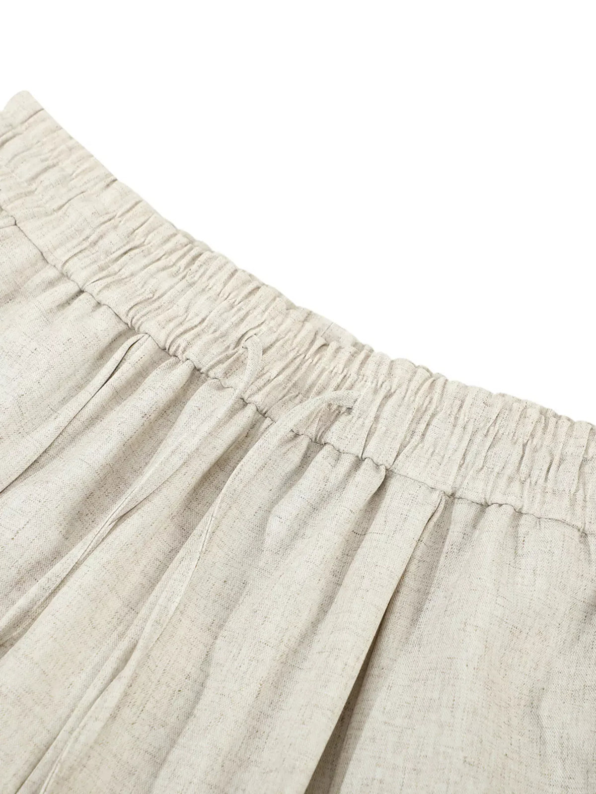Men's Wide-Leg Drawstring Casual Pants Jonathan M Collection