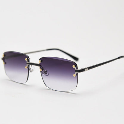 RIMLESS GRADIENT-TINT SUNGLASSES The Nichole Collection - Official Site